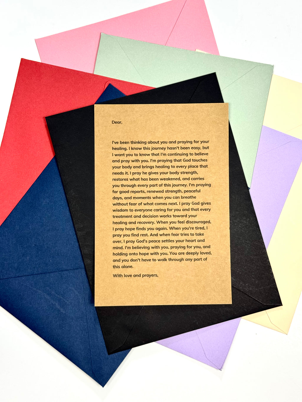 Prayer for Healing and Recovery | Christian Healing Gift | Personalized Prayer Letter