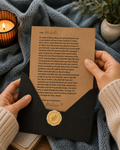 Loss of husband prayer letter sympathy gift for grieving widow