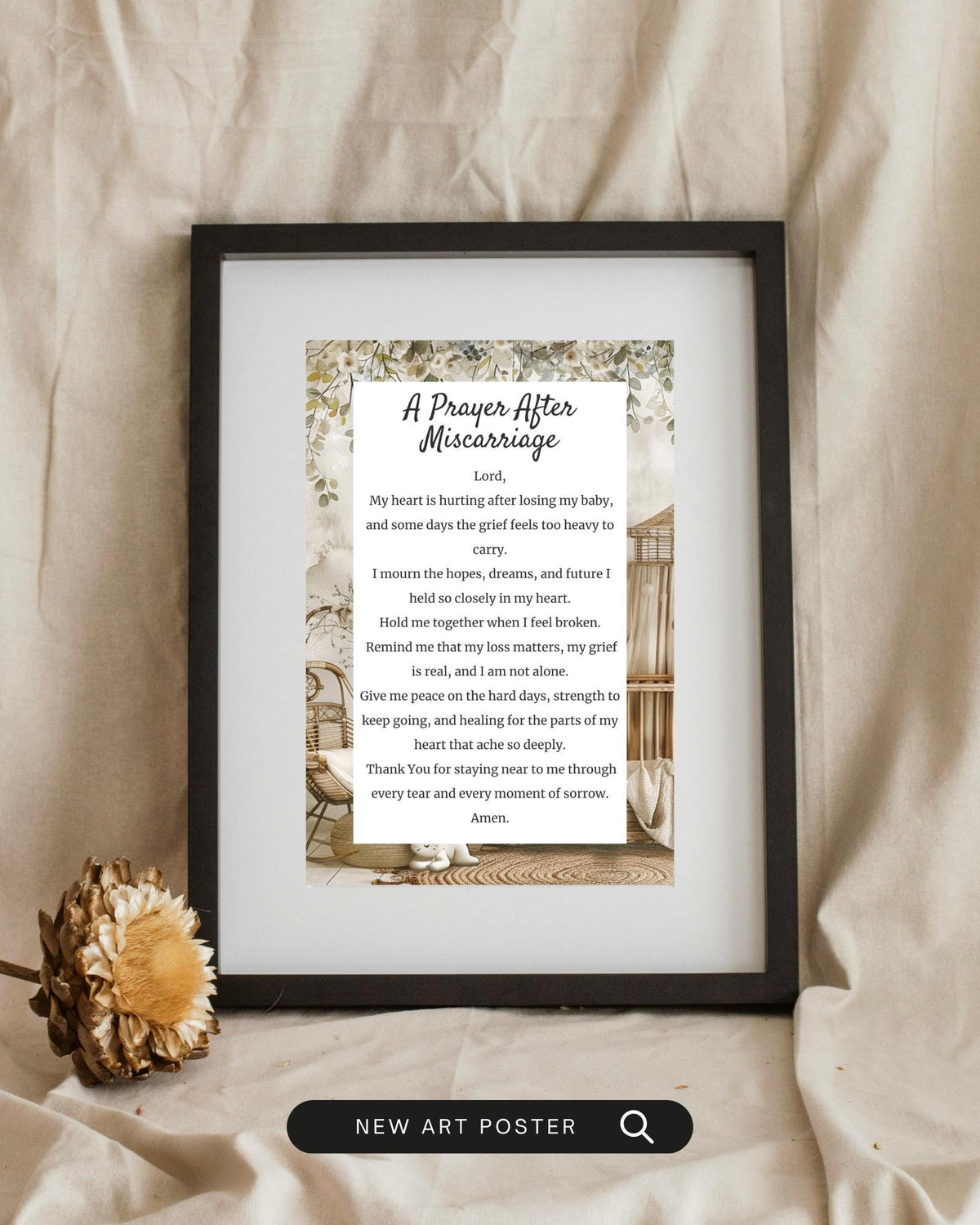 Prayer After Miscarriage | Digital Prayer Print