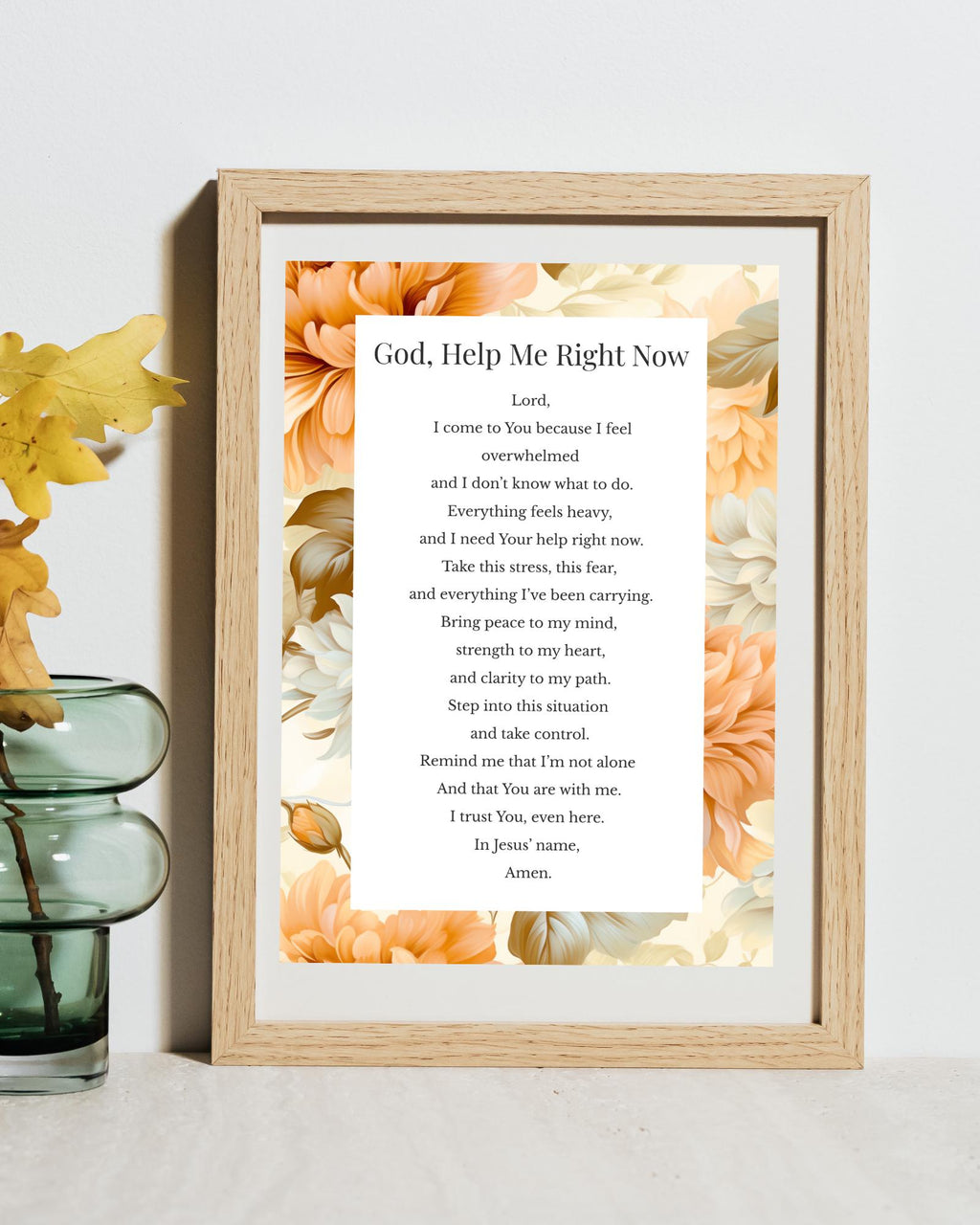 Emergency Prayer | Digital Prayer Print